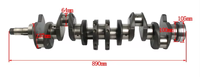 Pièces de chariot élévateur Z-1-12310-448-0 Vilebrequin moteur pour 6BG1, 100% Premium