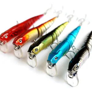 Ruilong 11cm 21G Knobby Bait Multi-Jointed Swim Wobblers Hard Fishing Tackle Lure for Saltwater Fishing