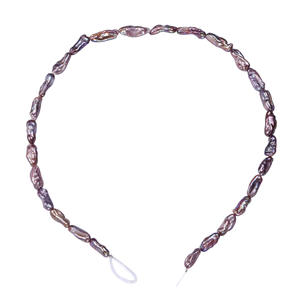 Perles d'eau douce blanches de forme baroque en gros - Aurora Pipa, accessoires de bijoux semi-finis naturels - Product Image 5