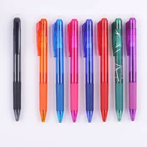 יצרן מחיר מותאם אישית חום מחיק עט עיצוב 0.5mm צבעוני דיו ג 'ל דיו עט