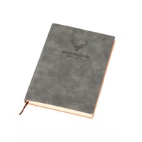 Carnet en cuir souple à armure toile, papeterie de bureau professionnelle, journal d'étudiant frais et élégant, bloc-notes pratique à transporter