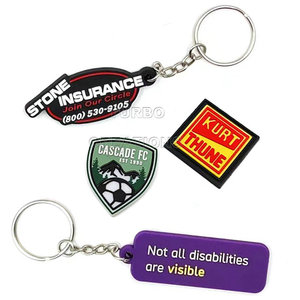 OEM/ODM Business pubblicità portachiavi personalizzato Logo 2D/3D Anime portachiavi morbido in PVC Silicone Design gratuito regalo promozionale - Product Image 3