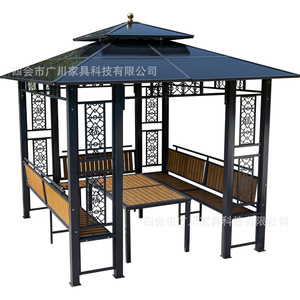 Pavillon, cour extérieure, villa, balcon, jardin, cabane en bois, parasol, <span class=keywords><strong>abri</strong></span> contre la pluie, terrasse sur le toit, pavillon, protection - Product Image 5