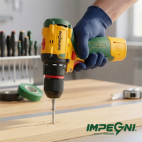 Perceuse sans fil industrielle 18V 2.0AH avec moteur sans balais, outil électrique rechargeable avec batterie pour la construction et le vissage