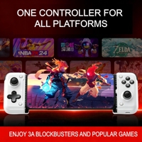Control de Juego MEMO S3, Doble Cara, Extensible, para Teléfono Móvil y Tableta, Inalámbrico, con Cable, BT5.3, Compatible con IOS/Android