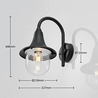 Lampu Taman Dinding Luar Ruangan Plastik Klasik Tahan Air IP44 Grosir OEM, Lampu Lanskap