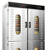 Déshydrateur alimentaire multifonctionnel sous vide, machine à déshydrater les fruits commerciale avec 6/10/12/16/20/24/32/40/48/80/96/144 plateaux