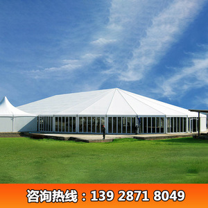 Carpa Poligonal Extensible con Estructura de Aleación de Aluminio, Tela de Poliéster Impermeable, Apertura Rápida, para Bodas y Fiestas en las Cuatro Estaciones - Product Image 3