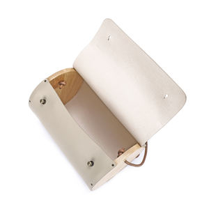 Bolso de Mano de Cuero para Mujer, Estilo Barril, Moda 2026, Portátil, Estilo Vestir, Bandolera, Decoración de Cadena, Impermeable, Estilo Japonés - Product Image 5