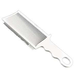 Erkek hassas konumlandırma düz üst yağ itme kesme saç kesme tarağı dışbükey kenar inç kafa seviyesi kürek ortak tarak - Product Image 1