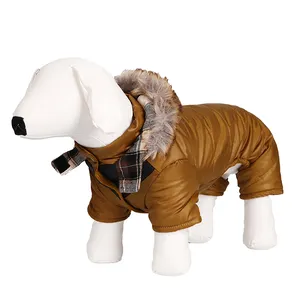 Nieuwe Designer Gepersonaliseerde Kortharige Honden Jas Zachte Warme Winter Fleece Gevoerde Capuchon Hond Jas Met Button