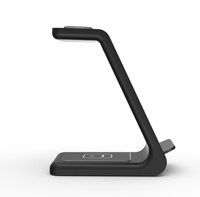 Base de Carga Inalámbrica 3 en 1 de Estilo Simple de 10 W con Puerto Tipo C para Teléfono Celular, iWatch y Auriculares