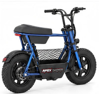 Trottinette électrique GYebike GY1602 48V 350W avec siège et rangement, roues de 16 pouces, suspension avant, freins à disque - Stock Russie