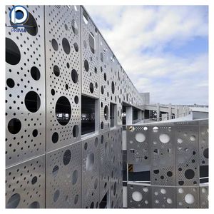 Prima panneau décoratif <span class=keywords><strong>Mashrabiya</strong></span> d'écran de confidentialité découpé au laser en aluminium de Style moderne pour mur rideau extérieur de jardin - Product Image 2