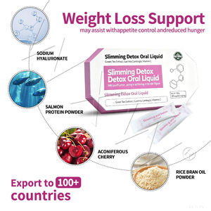 Le liquide oral de désintoxication amincissant puissant brûle la graisse stimule l'énergie et fait fondre la graisse du ventre avec du thé vert - Product Image 2