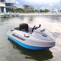 Chariot de bateau de karting électrique à grande vitesse pour sports nautiques Mini bateau de sauvetage de bateau de karting