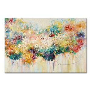 <span class=keywords><strong>Peinture</strong></span> à l'huile <span class=keywords><strong>acrylique</strong></span> florale <span class=keywords><strong>abstraite</strong></span> faite à la main sur toile Mintura MT163810, art décoratif élégant pour salon, peintures de fleurs - Product Image 1