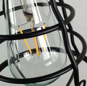 <strong>Vintage</strong> Cast Iron Midcentury Traditional Industrial Electroplated Cage Lampshade Coastal Modern Hand-made Guard <strong>Light</strong> <strong>Shade</strong> - Product Image 5