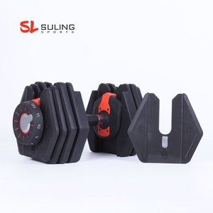 Équipement de gymnastique en ligne, fitness, poids gratuits, levage d'haltères réglables en acier, ensembles de 15kg - Product Image 5