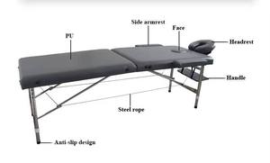 Modern Synthetic Leather Foldable Portable Waterproof <strong>Massage</strong> Table for Beauty Salon Spa Bedroom Bathroom Living <strong>Room</strong> &amp; Gym Use - Product Image 6