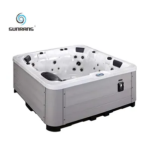 Sunrans 6 people use outdoor spa whirlpool tub with 59 massage water jets