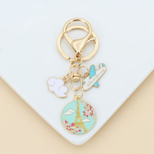 Porte-clés Souvenir <span class=keywords><strong>de</strong></span> Voyage, Pendentif <span class=keywords><strong>Carte</strong></span> du Monde et Avion, Cadeau Idéal pour Voyageurs, Vente en Gros pour Boutiques - Product Image 2