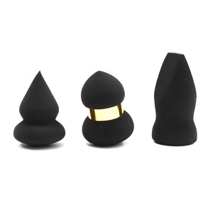 Pinkz Black Beauty Makeup Sponge Blender <span class=keywords><strong>para</strong></span> mezclar Blush Corrector Eye Face Powder Cream Foundation Maquillaje Herramientas de belleza - Product Image 4