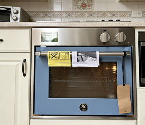 70L Ankastre Kombinasyonlu Buharlı Fırın Paslanmaz Çelik 265 ° C Max TFT Ekranlı Et Probu Ev Mutfağı Buharlı Fırın (Çeşitli Renklerde) - Product Image 1