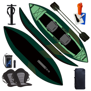 Kayak Inflable PF para 2 Personas, Canoa Inflable PF para Pesca con Tecnología Drop Stitch, en Venta - Product Image 1