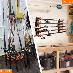 ที่วางคันเบ็ดตกปลาในโรงรถแผ่นป้องกันเบ็ดตกปลา - Product Image 6