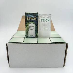 Deodorante Stick in Cristallo di Allume di Potassio 100% Naturale Senza Alluminio Inodore Antitraspirante per Pelle Sensibile delle Ascelle - Product Image 1