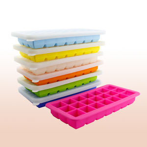 Cao Su Nhà Máy Biểu Tượng Tùy Chỉnh Công Cụ Nhà Bếp Silicone Ice Khuôn Silicon 21-Lỗ Khay Đá Khuôn Cho Ice - Product Image 1