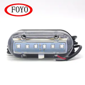 Foyo品牌12v船用不锈钢发光二极管水下导航灯配件，用于帆船和船舶及码头