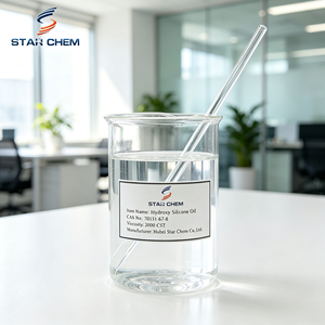 Polydimethylsiloxane terminé en silanol de haute qualité PDMS 2000CST au <span class=keywords><strong>meilleur</strong></span> prix, pureté 99%, Star Chem CAS 70131-67-8 - Product Image 3
