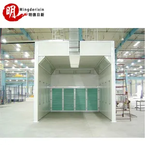 2019 Furniture Painting Open Face Dry Type Spray Booth with Paper Recovery System