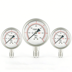 Manômetro de Pressão a Vácuo em Aço Inoxidável TK-YB-100 - Pressão Negativa para Água/Óleo - Faixa de -0.1 a 60MPa - Product Image 1