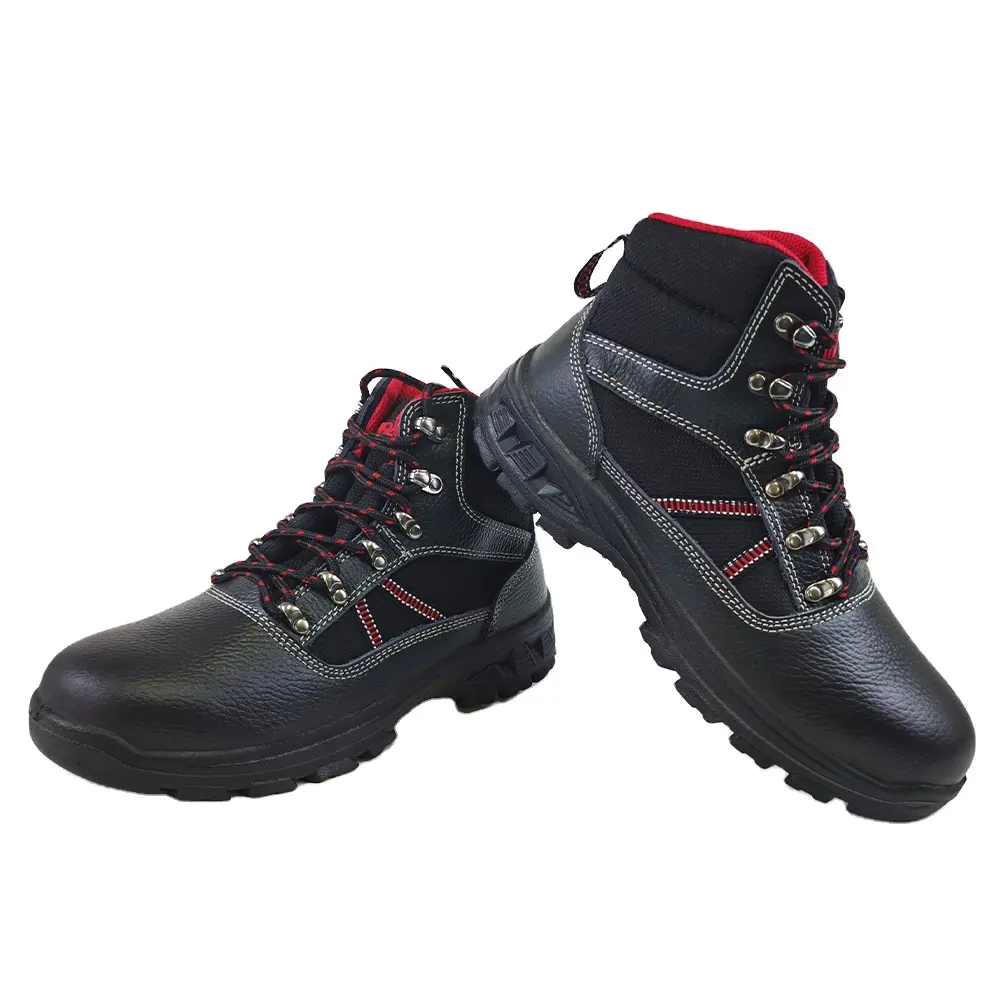 FH1961 발가락 보호용 범프 캡이있는 남성용 안전 신발 산업 및 작업장 사용을위한 내구성 강철 발가락