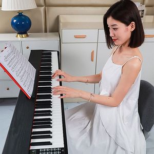 Piano digital portátil de 88 teclas con teclas sensibles a la velocidad para principiantes, uso doméstico, alimentado por batería y USB - Product Image 2