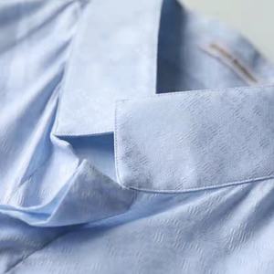 2025 vente chaude couleur unie polycoton sergé teint tissu TC tissé <span class=keywords><strong>Greta</strong></span> uniforme tissu pour vêtements vêtements de travail chemise d'affaires - Product Image 4