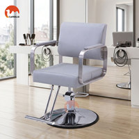 Chaise de coiffure et de maquillage pivotante élégante pour salon moderne
