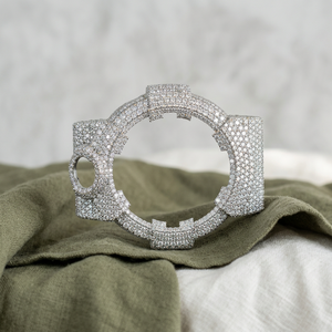 Couvre-lunette de montre de luxe, accessoires de montre personnalisés avec diamants, fabricant en gros - Product Image 6