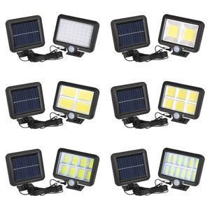 Sensor de movimiento Luz de jardín de tipo dividido <span class=keywords><strong>para</strong></span> exteriores Lámpara de pared de carga solar Iluminación de almacén Lámpara de calle - Product Image 2