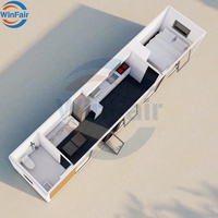 WinFair Solar Powered Luxury Space Capsule Design Panneau sandwich préfabriqué Apple Cabin pour ferme et bureau à domicile