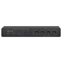 Interface audio de studio professionnelle U404, son réglable, multiples effets électroniques, communication filaire, cartes son puissantes