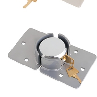 Cadenas à disque en acier chromé de 73 mm, anti-effraction, sans clé, pour porte de remise de fourgonnette, vente en gros OEM