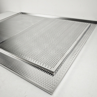Plateau perforé en acier inoxydable 304/aluminium, plateau de séchage empilable, chariot de séchage, bac de refroidissement, plateau perforé en métal de qualité alimentaire