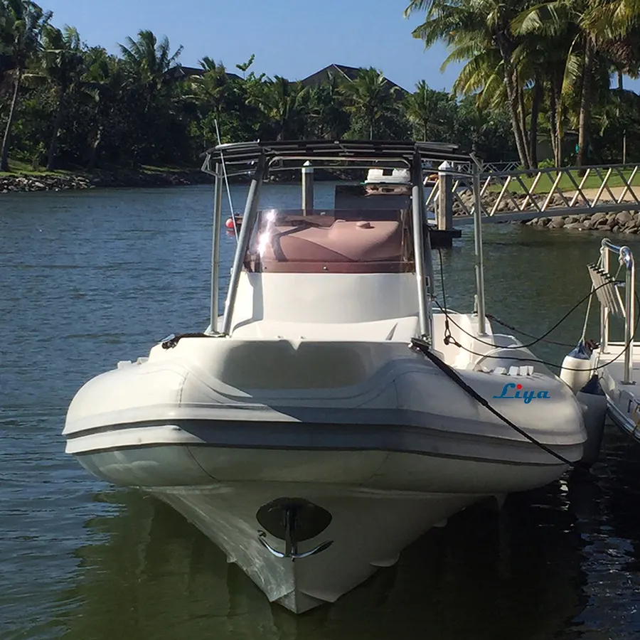 Liya 27ft china costela barcos cabine grande luxo sport cruiser barco iate barco de recreio tour