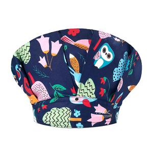 Cappelli Chirurgici Colorati per Pediatrici, Cappelli Bouffant da Chef, Berretti Infermieristici Stampati Resistenti, Vendita all'Ingrosso - Product Image 5