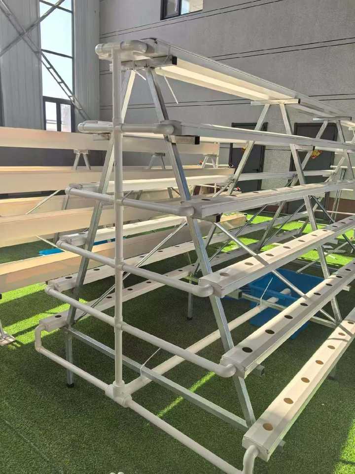 A Frame Hydroponic System Commercial Grade NFT Vertical Planting Rack ...