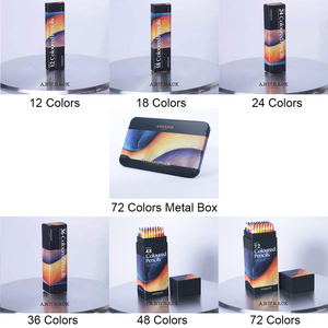 Lot de crayons de couleur en bois <span class=keywords><strong>Polychromos</strong></span> personnalisables pour enfants, vente en gros, 12, 24, 36, 48, 72 pièces - Product Image 4